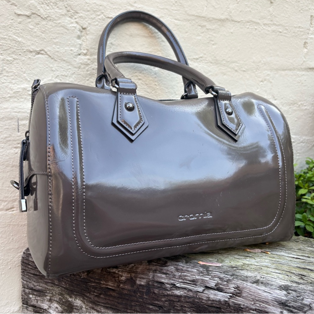Chromia Patent Leather Handbag